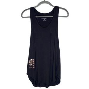 Pure Barre Black Tank Top 750 Club Size S